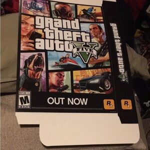 Grand Theft Auto Promotional display box XXL game novelty box promo cube new